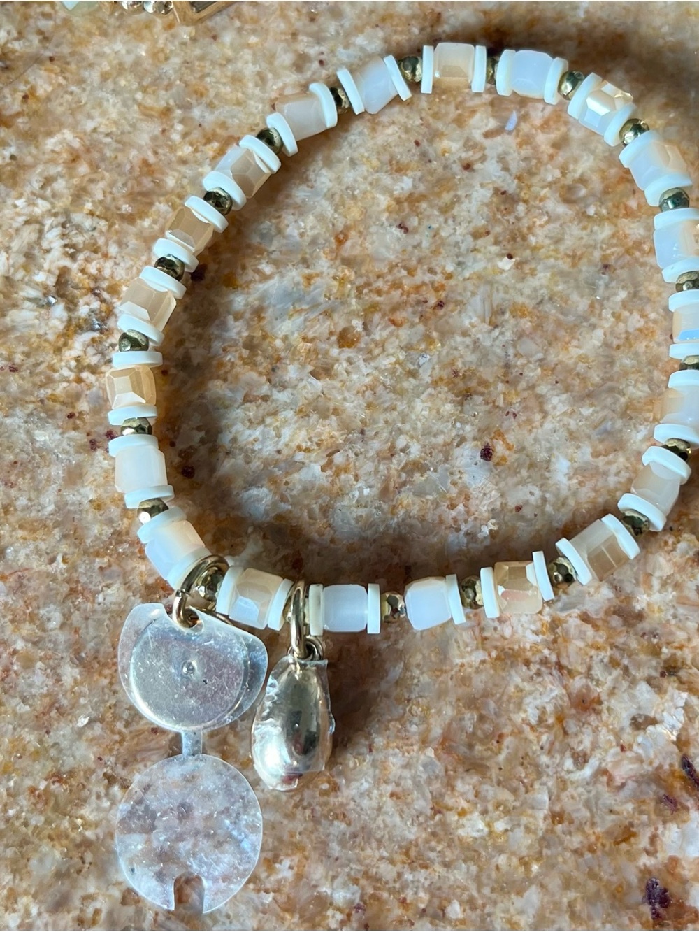 Bomb Party RETRO Summer Stack RBP5056 Beach Babe by The Sea Moonstone Gold HTF - Picture 11 of 12